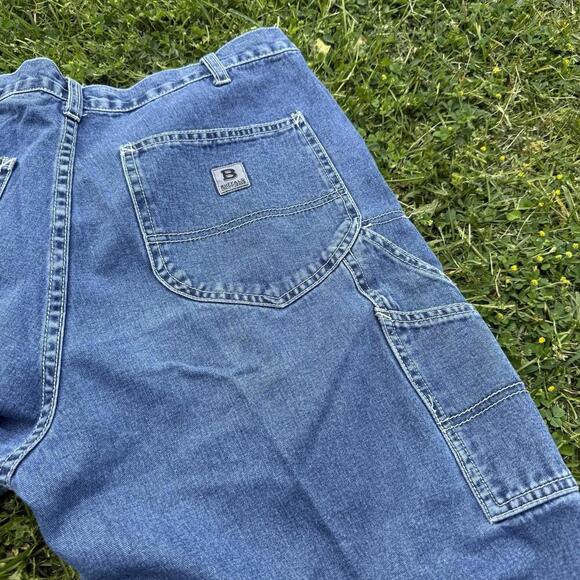 VTG Buffalo David Bitton Carpenter Jeans Cotton Relaxed Fit 33x31 Y2K Workwear - Picture 4 of 10